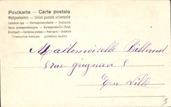 Vintage Postcard Child Donkey Pony