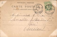 CPA Jeu de corde 