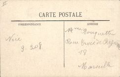 Vintage Postcard Carnival of Nice 1908 misdeeds of the play of lotto