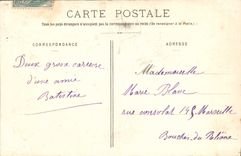 Vintage Postcard Small page Child the merry tale