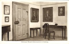 CPA Mozart Clavecin Salzburg 