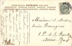 Vintage Postcard Cochon Pig Clover Horseshoe Happy new year