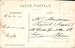 Dauphine Vintage Postcard Militaria Alpine hunters Solid mass of Pelvoux Crossed of the glacier of the Mount of Lans by a battalion of Alpine hunters