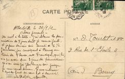 CPA Militaria Chasseurs Alpins traversant un col