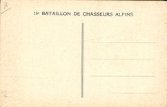 CPA Militaria Chasseurs Alpins 