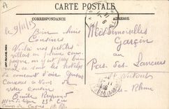 CPA Militaria Chasseurs Alpins Cagnes le camp de Saint Veran 