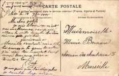 CPA Militaria Chasseurs Alpins Halte Toilette de montagne 