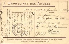 CPA Militaria Enfants Avion Aviation