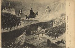 Vintage Postcard Militaria two destinies