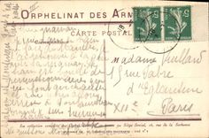 Vintage Postcard Militaria Children In the trench