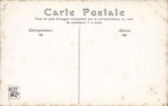 Vintage Postcard Living room of 1908 Dignity by CH Perron