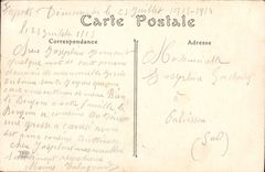 Vintage Postcard Lombardic Henry on August 2nd, 1914 With the weapons citizens!