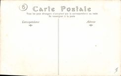 Vintage Postcard Paris Museum of Luxembourg River two pains