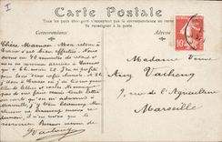 Vintage Postcard Salons of Paris Monument of Honours Fragonard by Auguste Maillard