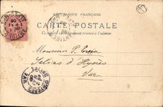 Vintage Postcard Fantasy Illustrator Shepherdess Sheep