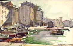 Vintage Postcard Fantasy Holy Illustrator Tropez