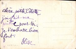 Vintage Postcard Fantasy Illustrator Children Dog Clown