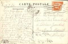 Vintage Postcard Am in hiding plays