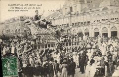 CPA Carnaval de Nice 1908 Les mefaits du jeu de loto 
