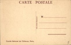 CPA Enfants le jeu Cheval en bois Poupee 