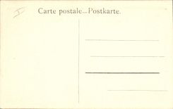 Vintage Postcard Children Them dear of large father Dog