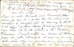 Vintage Postcard Fantasy Illustrator Alys Child Rabbits Rabbit