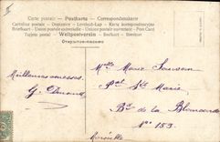 CPA Femme Harpe 