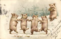 CPA Cochon Porc 