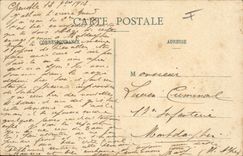 Vintage Postcard Militaria Alpine hunters and Lac of the Alps