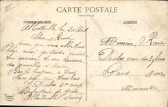 Vintage Postcard Militaria Alpine hunters In the Alps Operations of artillery of mountain