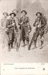 Vintage Postcard Militaria Alpine hunters A handful of brave men the Illustration Scott