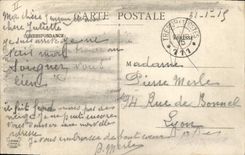 Postal Militaria Cazadores Alpestres a la cuerda Alpinismo