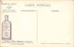 CPA Militaria Une revue du grand chef sur le front Publicite Sirop et Pate de Lagasse Paris Rue de Vivienne 