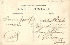 Postal Quimper Monumento alumno tiene la memoria de las muertes para la patria