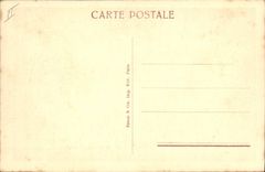 Vintage Postcard Paris Museum of Luxembourg Houdon Bust of Washington