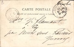 Vintage Postcard Paris Rules of Frederic Lemaitre Canal Holy Martin
