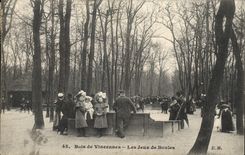 CPA Petanque Vincennes Les jeux de boules 