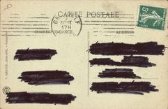 Vintage Postcard Petanque Grenoble the Mount Jalla Bowlers has the esplanade