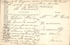 Vintage Postcard Petanque Saint Begs for the set of balls and the champions