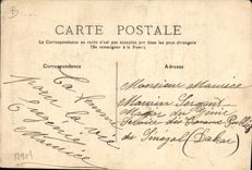 Vintage Postcard Fantasy Illustrator Thousand the woman coachman