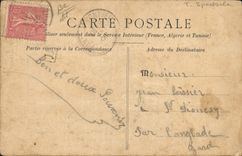 CPA Lion Menagerie Franco Belge Dompteur Camillius et ses eleves Mlles Rosina et Victoria TOP