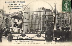 Vintage Postcard Menagerie Beautiful Sea Carnival of Aix in Provence