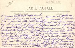 Vintage Postcard Beautiful Carnival of Aix in Provence Menagerie Sea