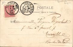 Vintage Postcard Toulon the Circus