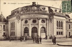 Vintage Postcard Limoges the Municipal circus