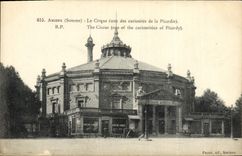 Vintage Postcard Amiens the Circus One of curiosities of Picardy