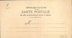 Postal Orquesta drolatique Flauta