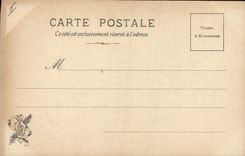 Postal Salón 1901 de Pillini Audiencia en un harpiste Arpa