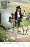 CPA Lapin Lapins Enfant