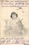 CPA Lapin Lapins Enfant